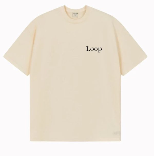 Loop beige tee