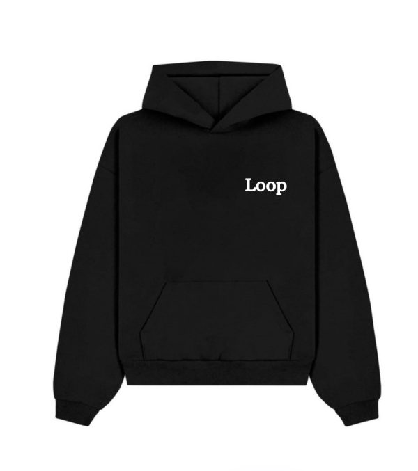 Loop black hoodie