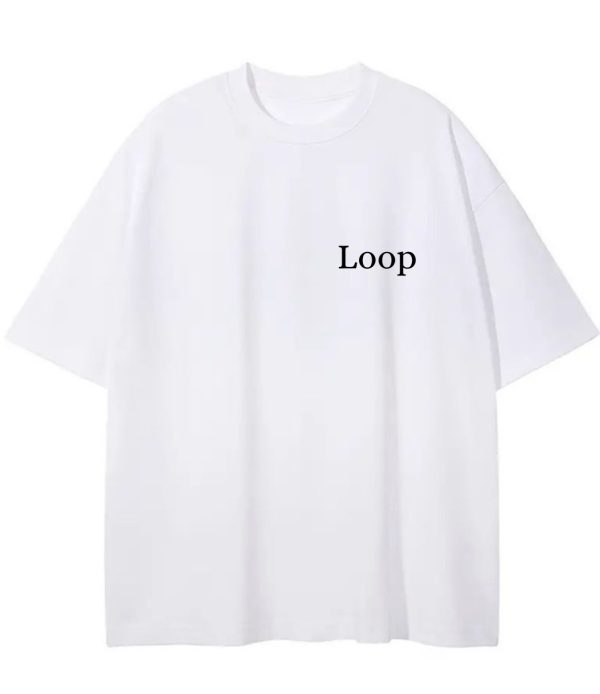 Loop white tee