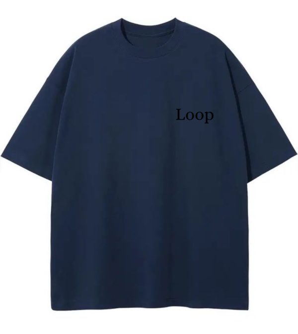 Loop dark blue tee